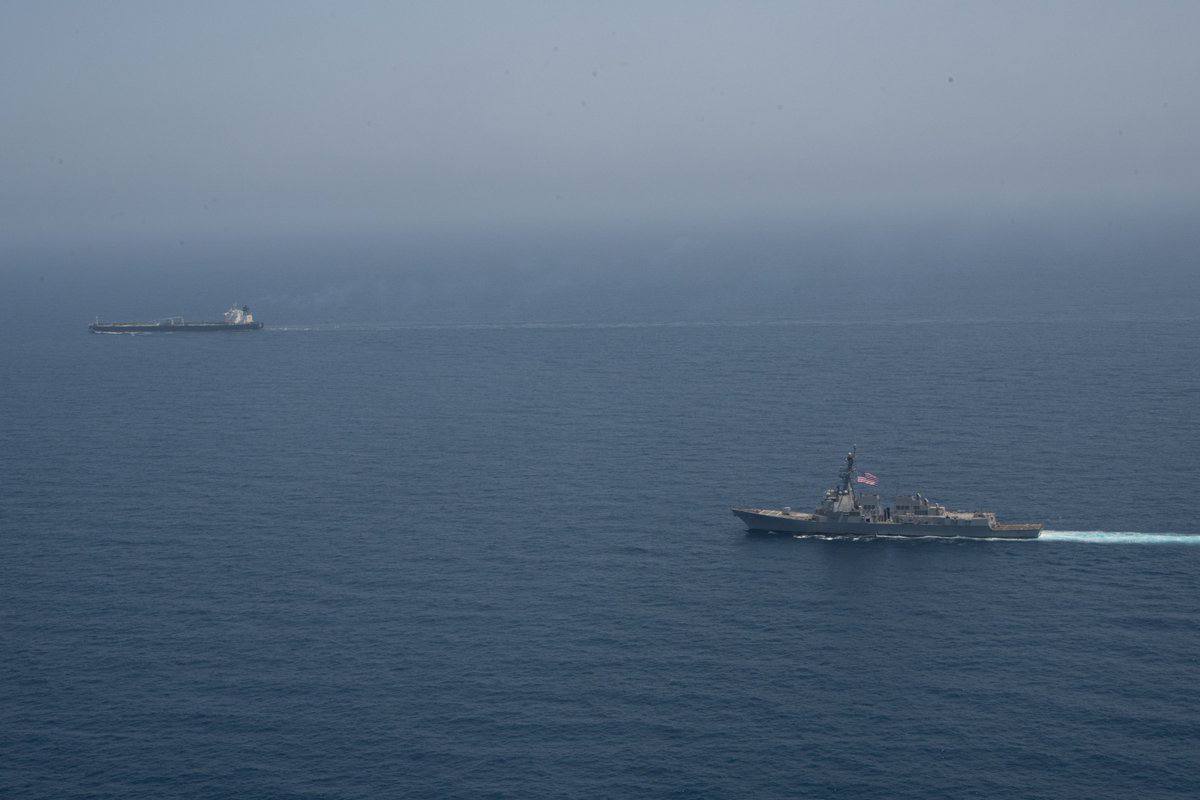 Американский CENTCOM сообщил о задержании в Аравийском море танкера M/V Sevan | Про Политику