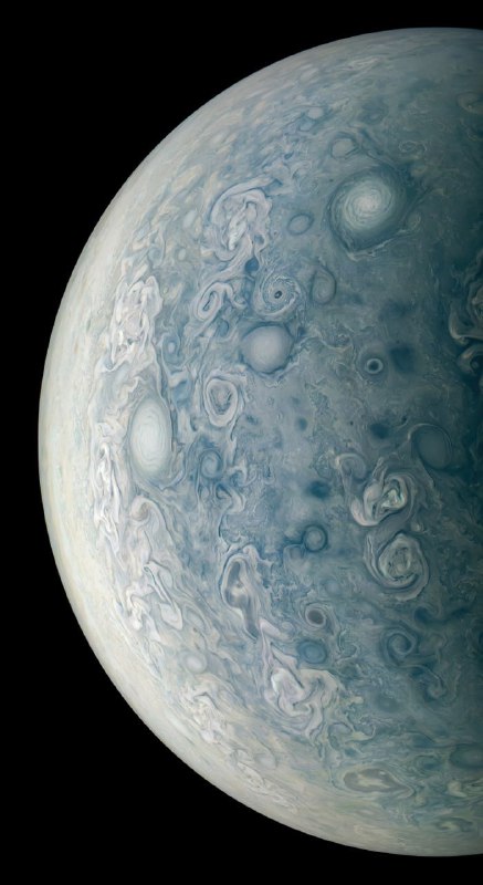 Новые кадры Юпитера с 72-го пролёта спутника Juno 🌌 | Про космос