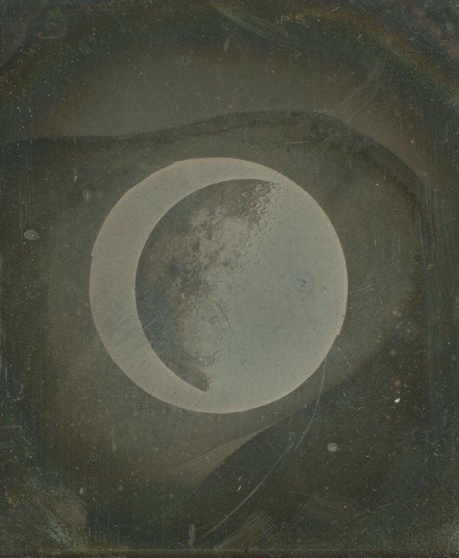 Самая старая сохранившаяся фотография Луны была сделана 23 марта 1840 года. Е | Про космос