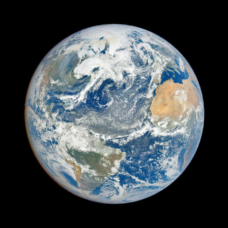 Как выглядела Земля со спутника DSCOVR 1 июня 2025 года 🌍 | Про космос