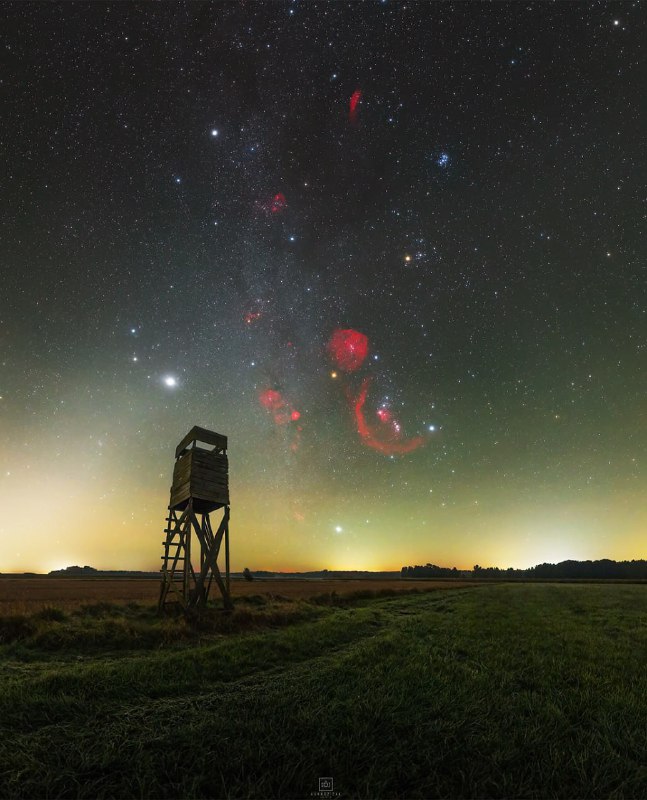 Ночное осеннее небо удивительно красиво 🌌 | Про космос