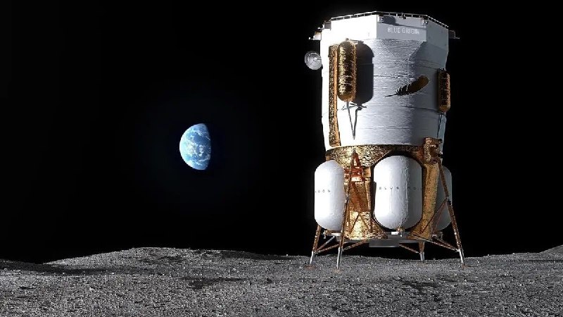 Blue Origin планирует первый запуск своего лунного модуля MK1 в начале 2026 г | Про космос