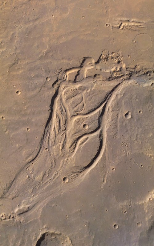 Детали поверхности Марса на снимках с аппарата «Mars Express» 🌌 | Про космос