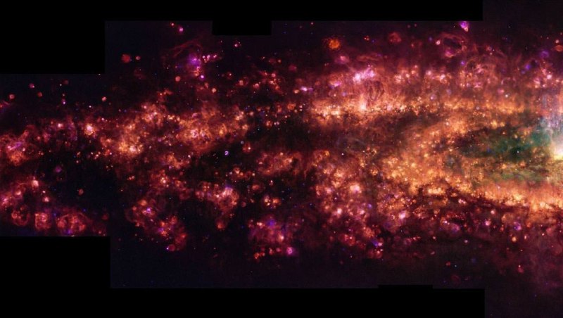 Астрономы на телескопе VLT с помощью инструмента MUSE создали самую точную ка | Про космос