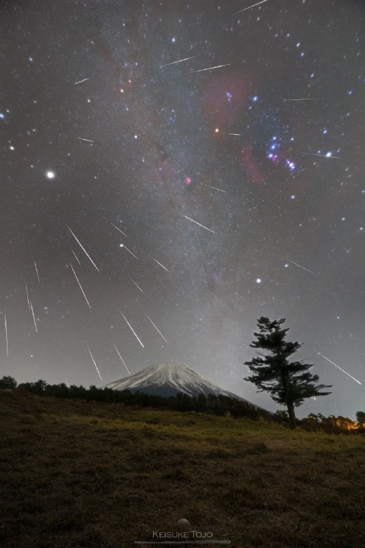 Недавние снимки Геминид захватили внимание фотографов со всего мира ✨ | Про космос