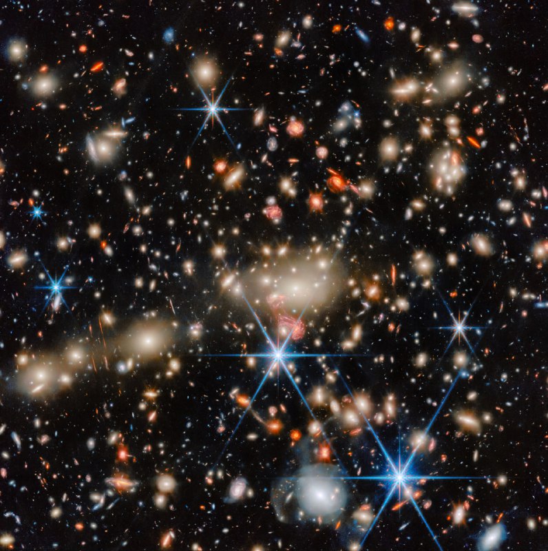 Получено новое изображение с космического телескопа Джеймса Уэбба ✨. На нём з | Про космос
