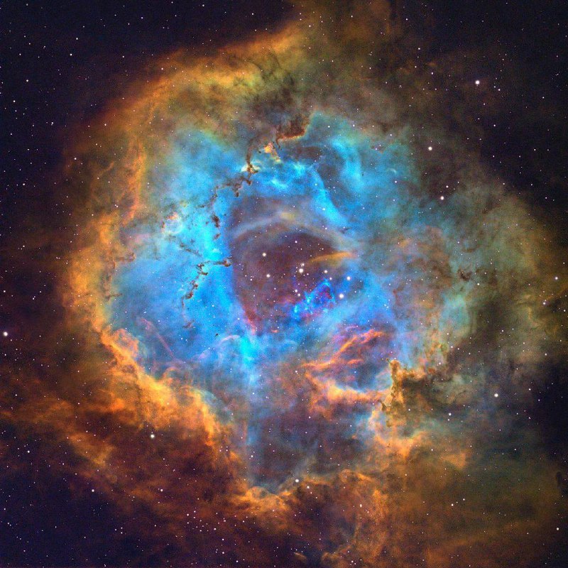Туманность Розетка, также известная как NGC 2244, — это удивительное образова | Про космос