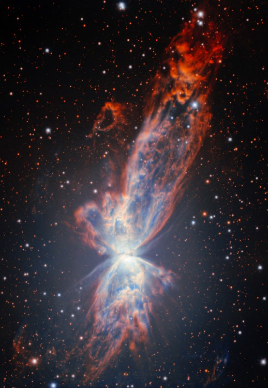 На расстоянии 4000 световых лет от нас находится туманность NGC 6302, более и | Про космос