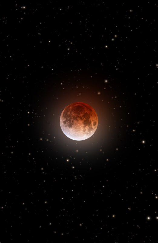 🌕 Наслаждаемся снимками вчерашнего лунного затмения | Про космос